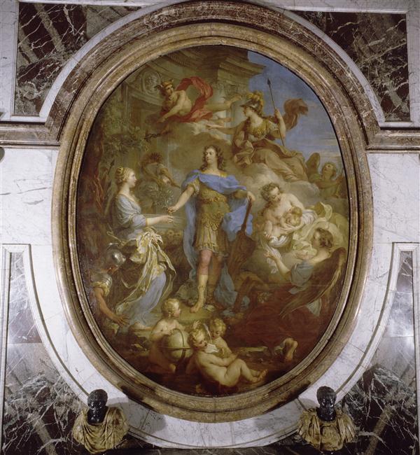 LOUIS XV DONNANT LA PAIX A L'EUROPE_0