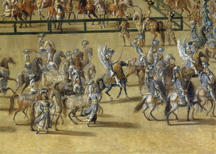 Carrousel donne par Louis XIV dans la cour du palais des Tuileries. 5 juin 1662_1