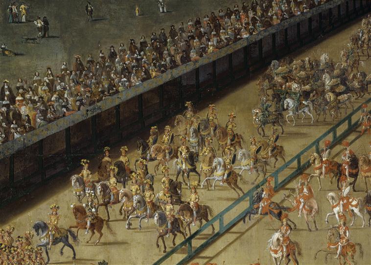 Carrousel donne par Louis XIV dans la cour du palais des Tuileries. 5 juin 1662_2