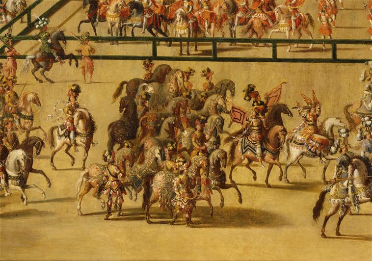 Carrousel donne par Louis XIV dans la cour du palais des Tuileries. 5 juin 1662_4