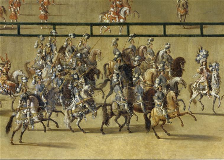 Carrousel donne par Louis XIV dans la cour du palais des Tuileries. 5 juin 1662_6