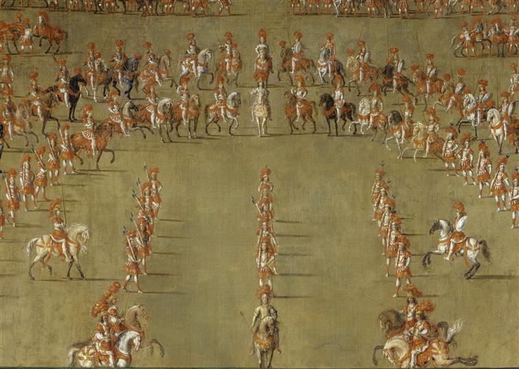 Carrousel donne par Louis XIV dans la cour du palais des Tuileries. 5 juin 1662_7