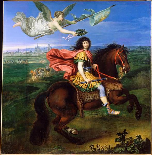 Louis XIV couronné par la victoire_0