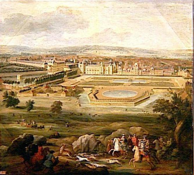 VUE DU CHATEAU ET DES JARDINS DE FONTAINEBLEAU_0