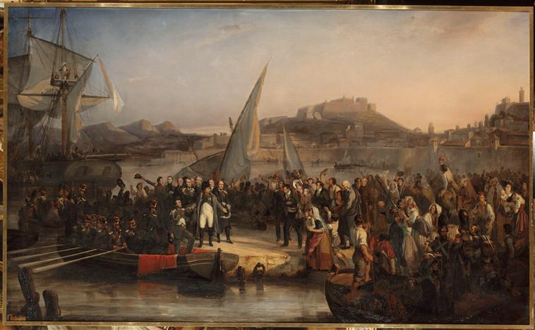 Napoléon part de l'île d'Elbe pour revenir en France, 1er mars 1815_0