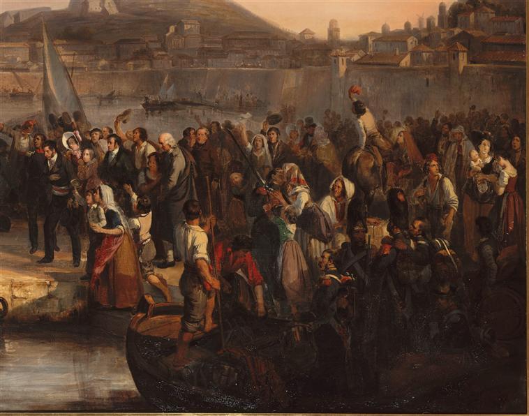 Napoléon part de l'île d'Elbe pour revenir en France, 1er mars 1815_2