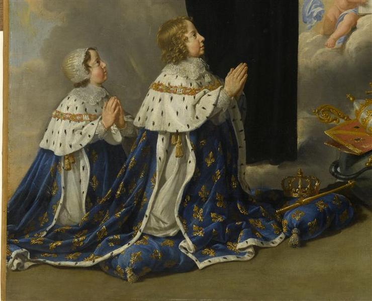 ANNE D'AUTRICHE ET SES ENFANTS_1