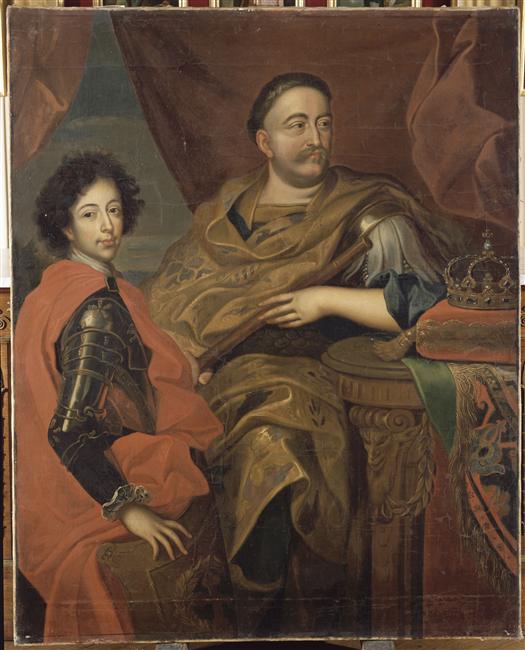 JEAN III SOBIESKI, ROI DE POLOGNE, AVEC UN DE SES FILS_0