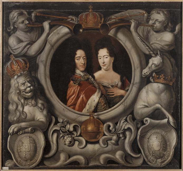 Guillaume III, roi d'Angleterre, et Marie II, reine d'Angleterre_0