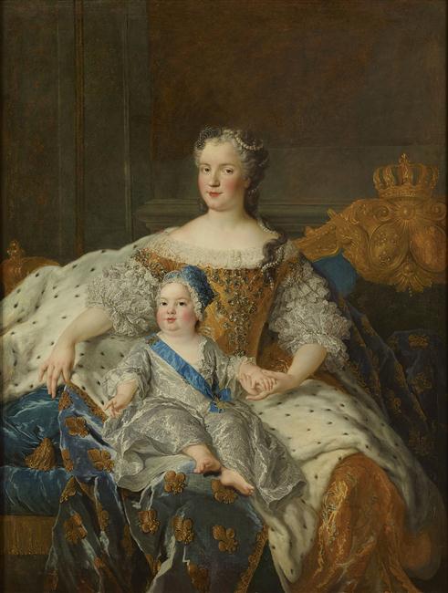 MARIE LECZINSKA, REINE DE FRANCE, ET LE DAUPHIN_0