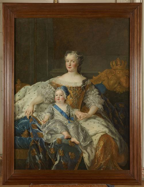 MARIE LECZINSKA, REINE DE FRANCE, ET LE DAUPHIN_1
