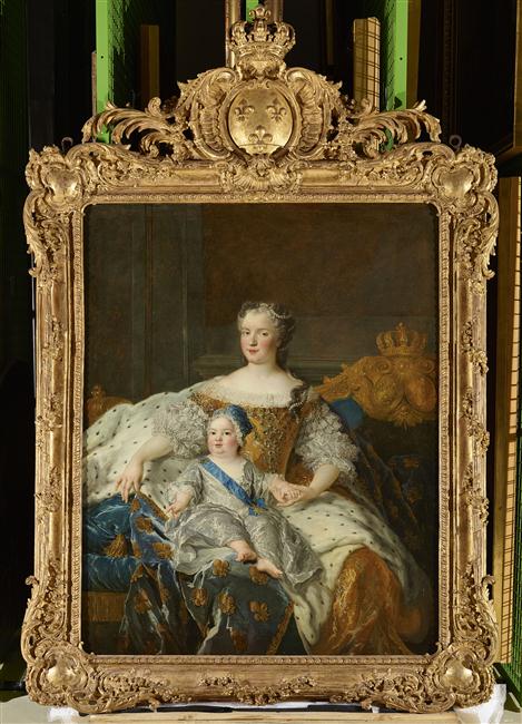 MARIE LECZINSKA, REINE DE FRANCE, ET LE DAUPHIN_2