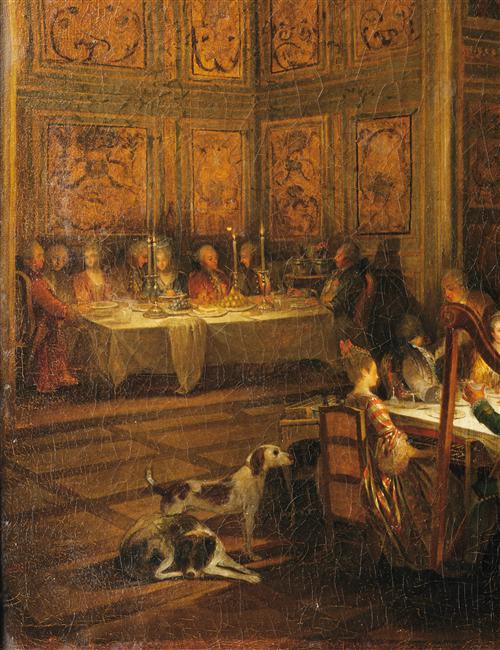 SOUPER DU PRINCE DE CONTI AU TEMPLE - 1766_1