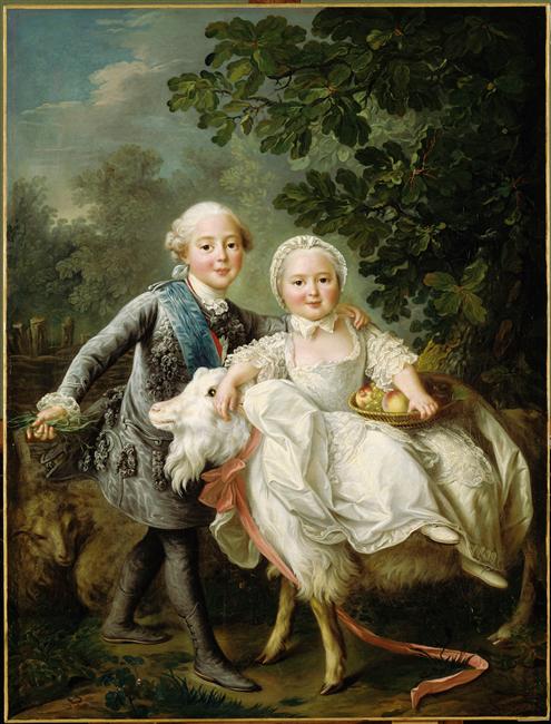 LE COMTE D'ARTOIS ET MADAME CLOTILDE, François Hubert Drouais, 1763