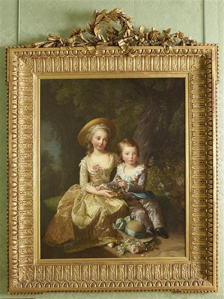 LOUIS-JOSEPH-XAVIER-FRANCOIS DE FRANCE ET MARIE-THERESE-CHARLOTTE DE FRANCE_1