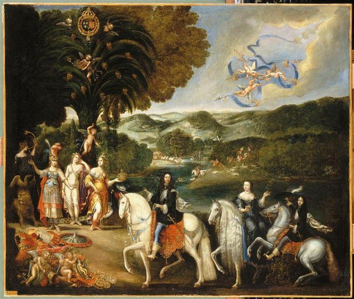 Allégorie du mariage de Louis XIV. 1661_0