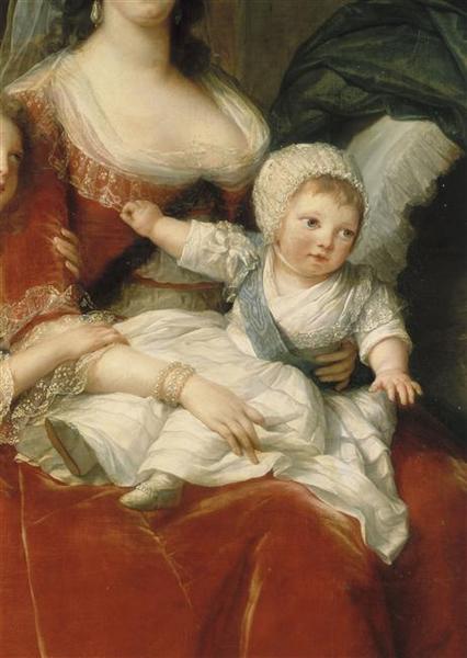 Marie-Antoinette de Lorraine-Habsbourg, reine de France et ses enfants_6