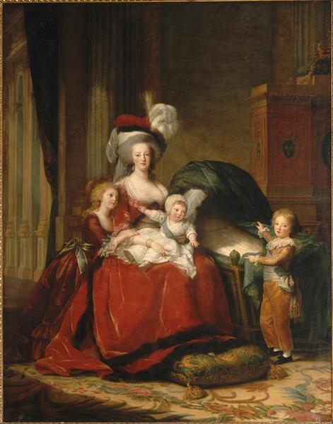 Marie-Antoinette de Lorraine-Habsbourg, reine de France et ses enfants_0