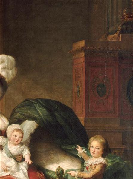 Marie-Antoinette de Lorraine-Habsbourg, reine de France et ses enfants_3