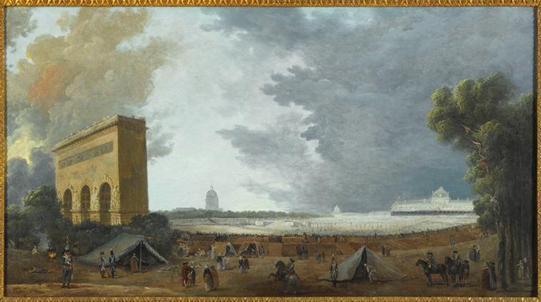 FETE DE LA FEDERATION AU CHAMP DE MARS.14 JUILLET 1790_0