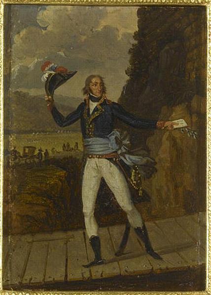 1. JEAN-JOSEPH, MARQUIS DESSOLE, LIEUTENANT GENERAL (1767-1828) ; 2. JOHAN-CLAES LAGERSVÄRD (1756-1836) ; 3. VICTOR-LEOPOLD BERTHIER, GENERAL DE DIVISION, DEVANT LA BASE DE NAPLES (1770 - 1807)_0