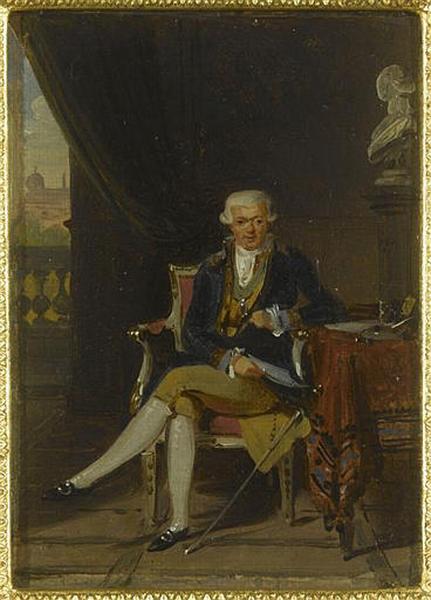 1. JEAN-JOSEPH, MARQUIS DESSOLE, LIEUTENANT GENERAL (1767-1828) ; 2. JOHAN-CLAES LAGERSVÄRD (1756-1836) ; 3. VICTOR-LEOPOLD BERTHIER, GENERAL DE DIVISION, DEVANT LA BASE DE NAPLES (1770 - 1807)_1