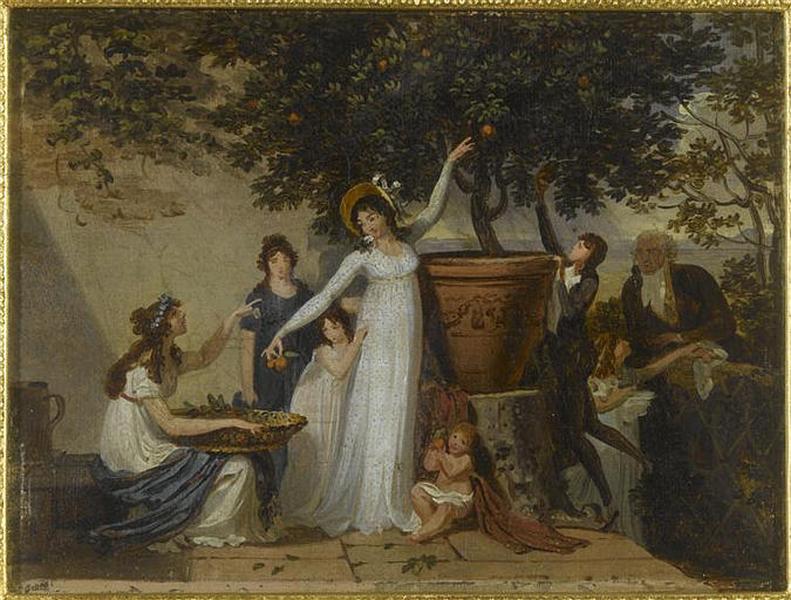 REUNION DE LA FAMILLE D'UN DIPLOMATE ACCREDITE EN ITALIE SOUS EL DIRECTOIRE_0
