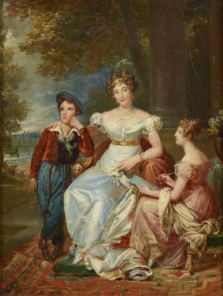 LA COMTESSE DU CAYLA ET SES DEUX ENFANTS_0
