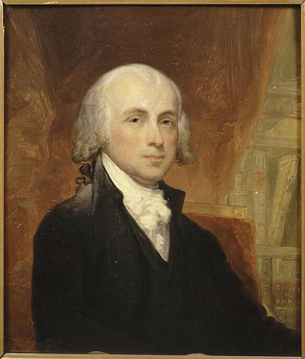 JAMES MADISON, PRÉSIDENT DES ETATS-UNIS (1758-1836), George Healy, 1846