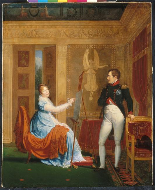 Marie-Louise faisant le portrait de Napoléon_0