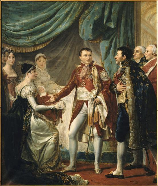 Napoléon présente le roi de Rome aux dignitaires de l'Empire, 20 mars 1811_0