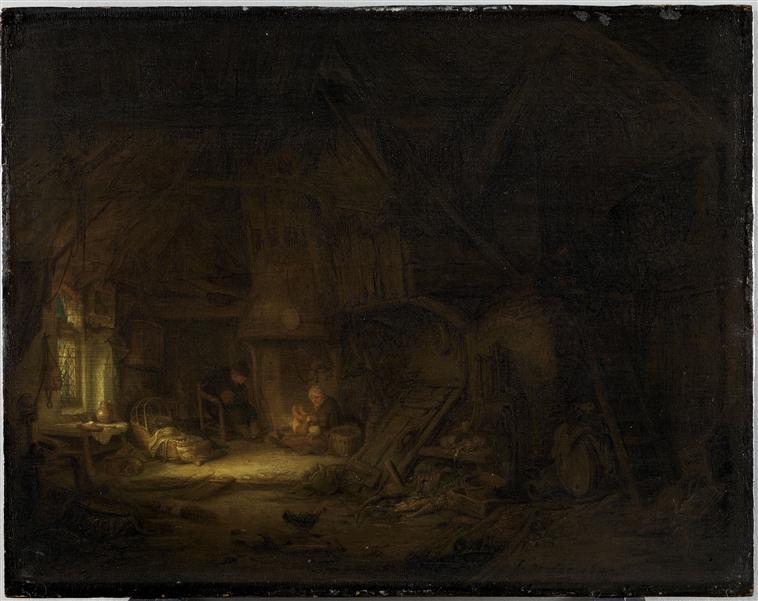 INTERIEUR DE CHAUMIERE_0