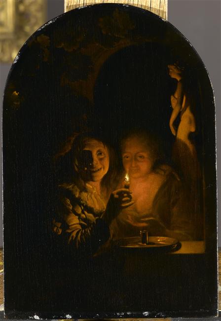 COUPLE ECLAIRE PAR UNE BOUGIE_0