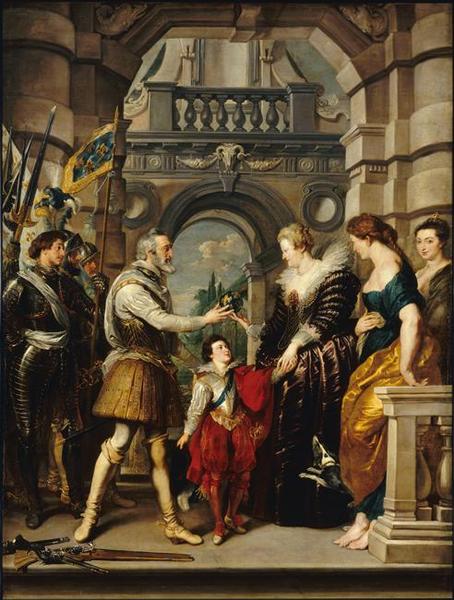HENRI IV PART POUR LA GUERRE D'ALLEMAGNE ET CONFIE A LA REINE LE GOUVERNEMENT DE SON ROYAUME LE 20 MARS 1610_0