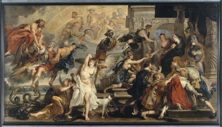 L'APOTHEOSE DE HENRI IV ET LA PROCLAMATION DE LA REGENCE DE MARIE DE MEDICIS.14 MAI 1610_0