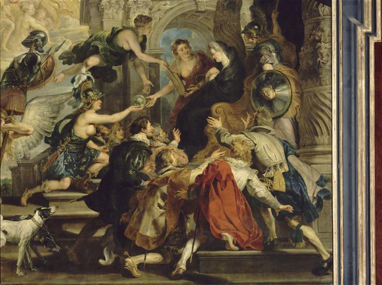 L'APOTHEOSE DE HENRI IV ET LA PROCLAMATION DE LA REGENCE DE MARIE DE MEDICIS.14 MAI 1610_7