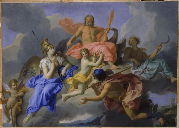 MINERVE DANS L'OLYMPE OU LE TRIOMPHE DE JUPITER_0