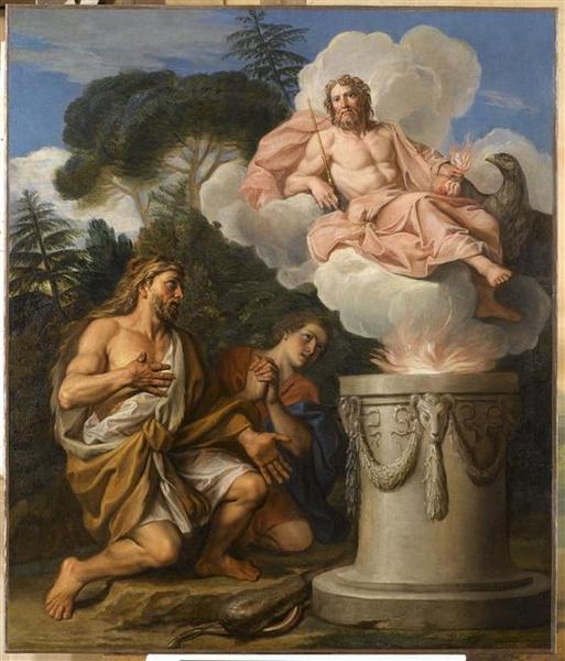 HERCULE FAISANT UN SACRIFICE A JUPITER_0