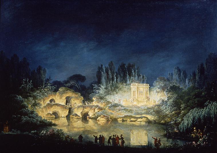 ILLUMINATION DU BELVEDERE DU PETIT TRIANON.1781_0