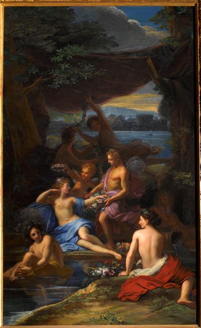Zéphyr et Flore, Jean-Baptiste Jouvenet, 4e quart 17e siècle