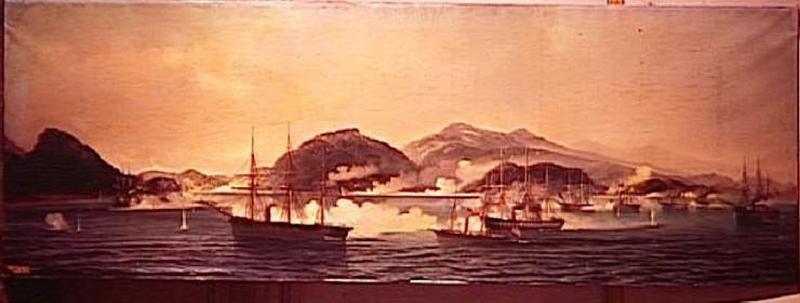 SECOND COMBAT DE SIMONOSAKI (JAPON). 5 SEPTEMBRE 1864_0
