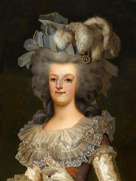Marie-Antoinette d'Autriche reine de France et ses deux premiers enfants_1
