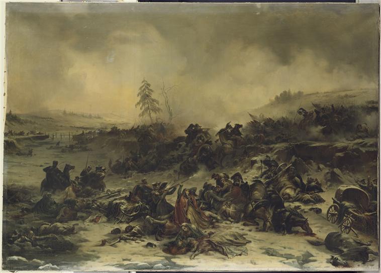 Combat de Krasnoe, 17 novembre 1812, Jean Charles Langlois, 1841