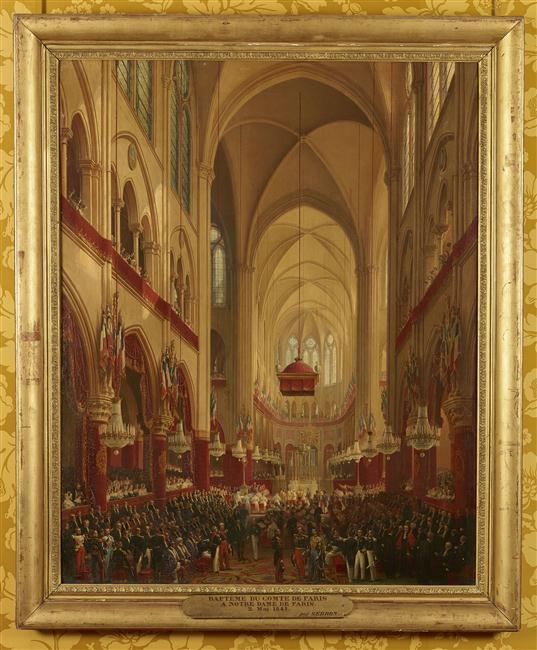 BAPTEME DE MONSEIGNEUR LE COMTE DE PARIS DANS L'EGLISE NOTRE-DAME DE PARIS.2 MAI 1841_1
