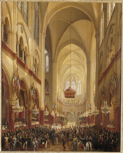 BAPTEME DE MONSEIGNEUR LE COMTE DE PARIS DANS L'EGLISE NOTRE-DAME DE PARIS.2 MAI 1841_0