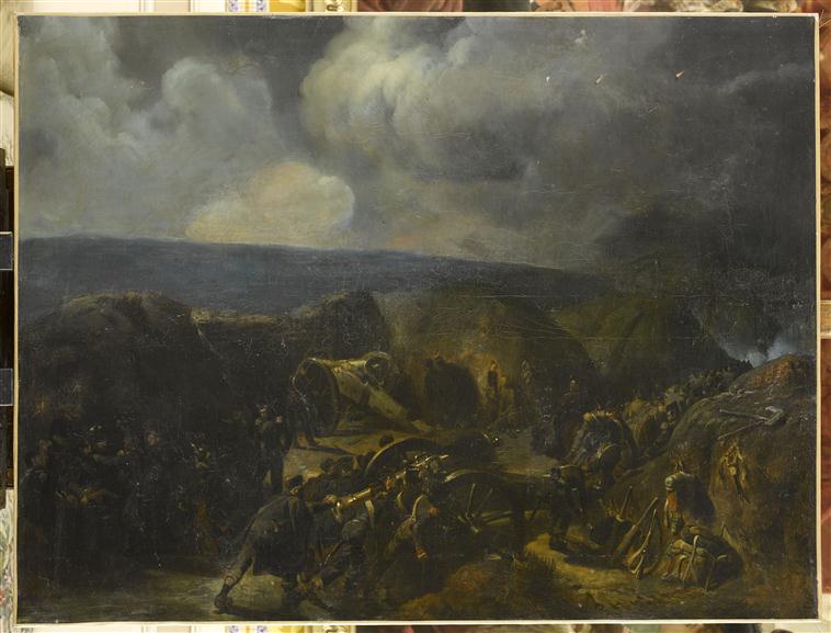 SIEGE D'ANVERS : ARMEMENT DE LA PREMIERE PARALLELE.NUIT DU 29 AU 30 NOVEMBRE 1832_0