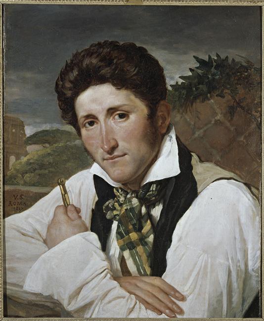 PORTRAIT DE L'ARCHITECTE LUSSON, Jean-Victor Schnetz, 1817