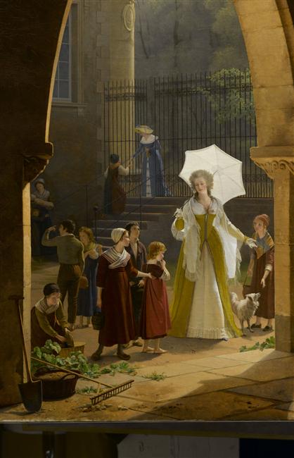 Madame Elisabeth, soeur de Louis XVI, assistant à la distribution de lait_1