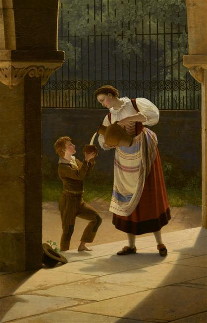 Madame Elisabeth, soeur de Louis XVI, assistant à la distribution de lait_2