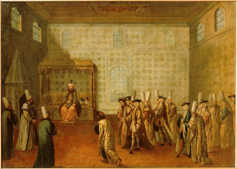 Réception du marquis de Nointel, ambassadeur de Louis XIV, par le grand seigneur_0